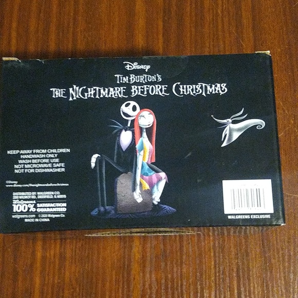 Nightmare Before Christmas Disney Tim Burton's Jack & Sally Mini Glasses - Picture 3 of 5